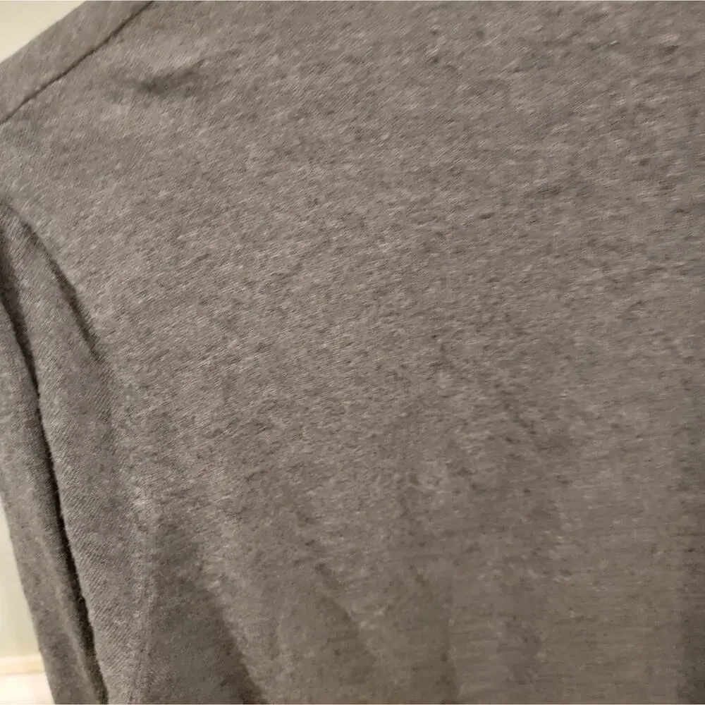 Woman's Karen Scott Flower Grey Cardigan Large Petite - Picture 10 of 10